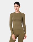 Seamless Contour Long Sleeves Top